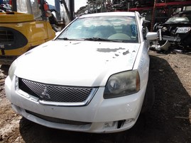 2011 MITSUBISHI GALANT 4DOOR FE WHITE 2.4 AT 203957